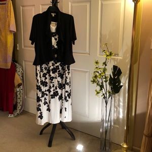 DRESS SLEEVELESS W/ JACKET